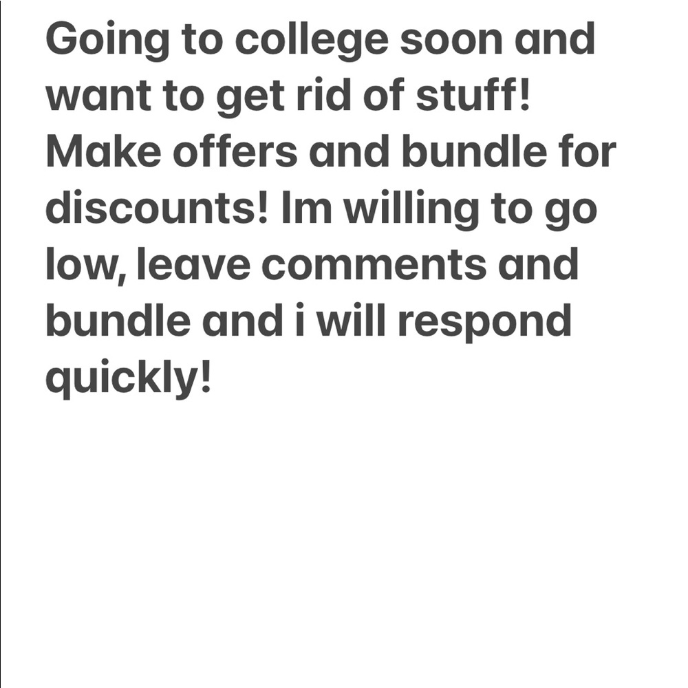 College closet sell out